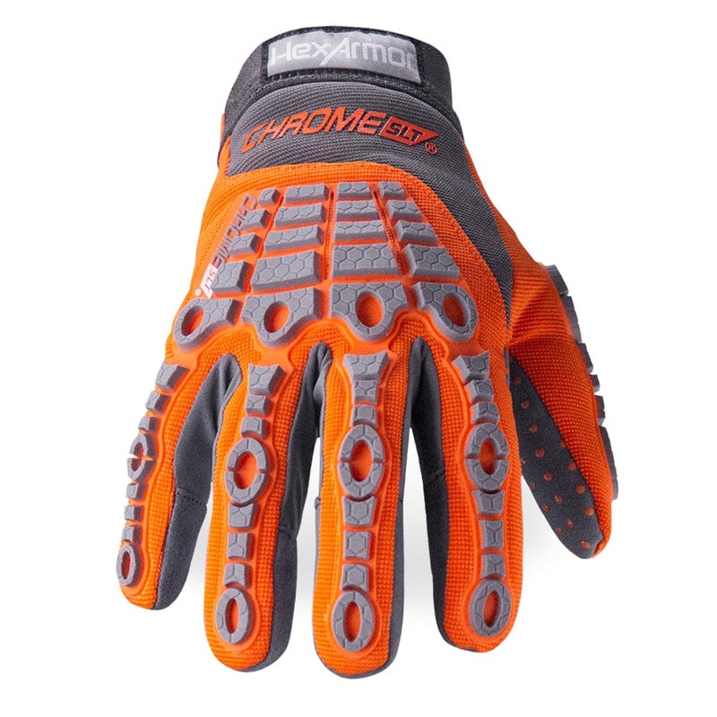 HEXARMOR Cut-Resistant Impact Protection Synthetic Leather Palm Work Gloves | Chrome SLT ® Series 4070 | X-Small - Image 2